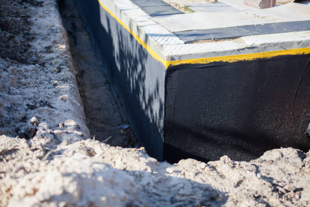 Residential Exterior Waterproofing installation at a Morrisonville, IL home by SJ Waterproofing Pros